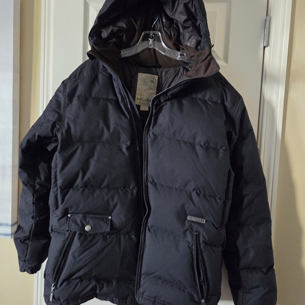 Men's Cozy Black Puffer Coat